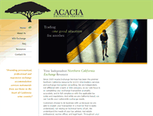 Tablet Screenshot of acacia1031.com